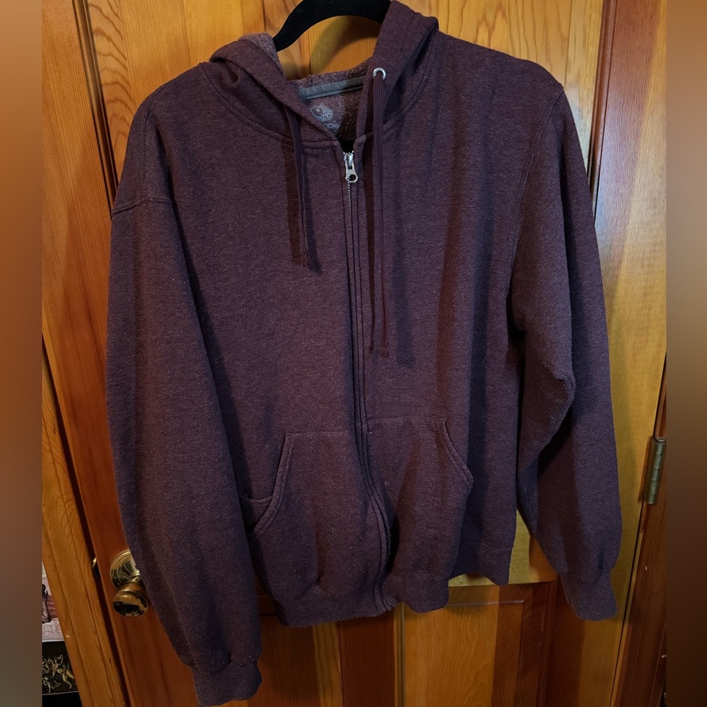 Medium juniors fruit of the loom zip up jacket